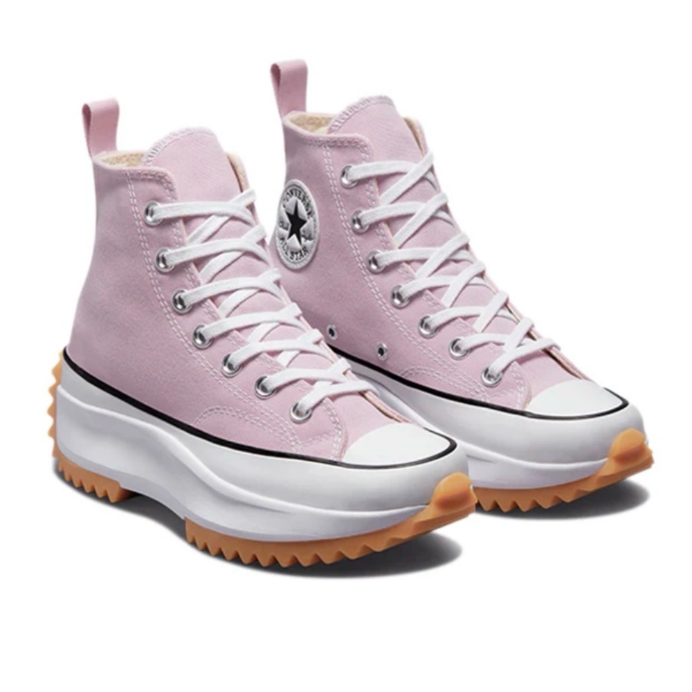 Converse Pink High-Top Platform Sneakers